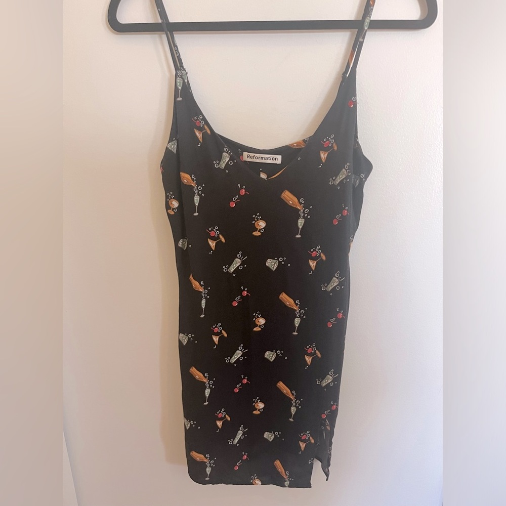 Reformation - slip mini dress